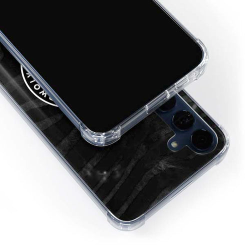 NBA Minnesota Timberwolves Black Animal Print Galaxy A35 5G Clear Case